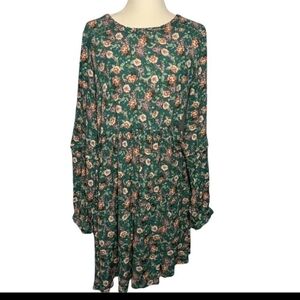 HALEY LONDON FLORAL Peasant style dress Size Medium